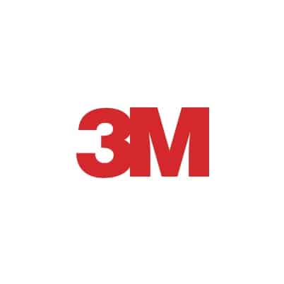 czerwone logo 3M na białym tle w układzie kwadratowym