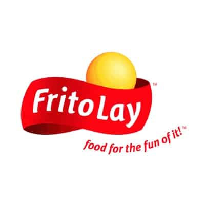 vollfarbiges Frito Lay-Logo auf weißem Hintergrund im Banner-Layout